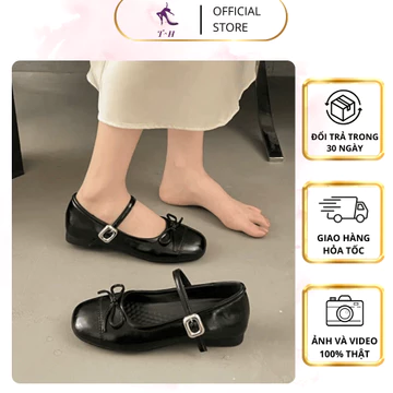 Giày nữ búp bê T&H đế bệt - Giày búp bê êm chân xinh xắn, dễ phối đồ GGC0039 - Xưởng Giày T&H