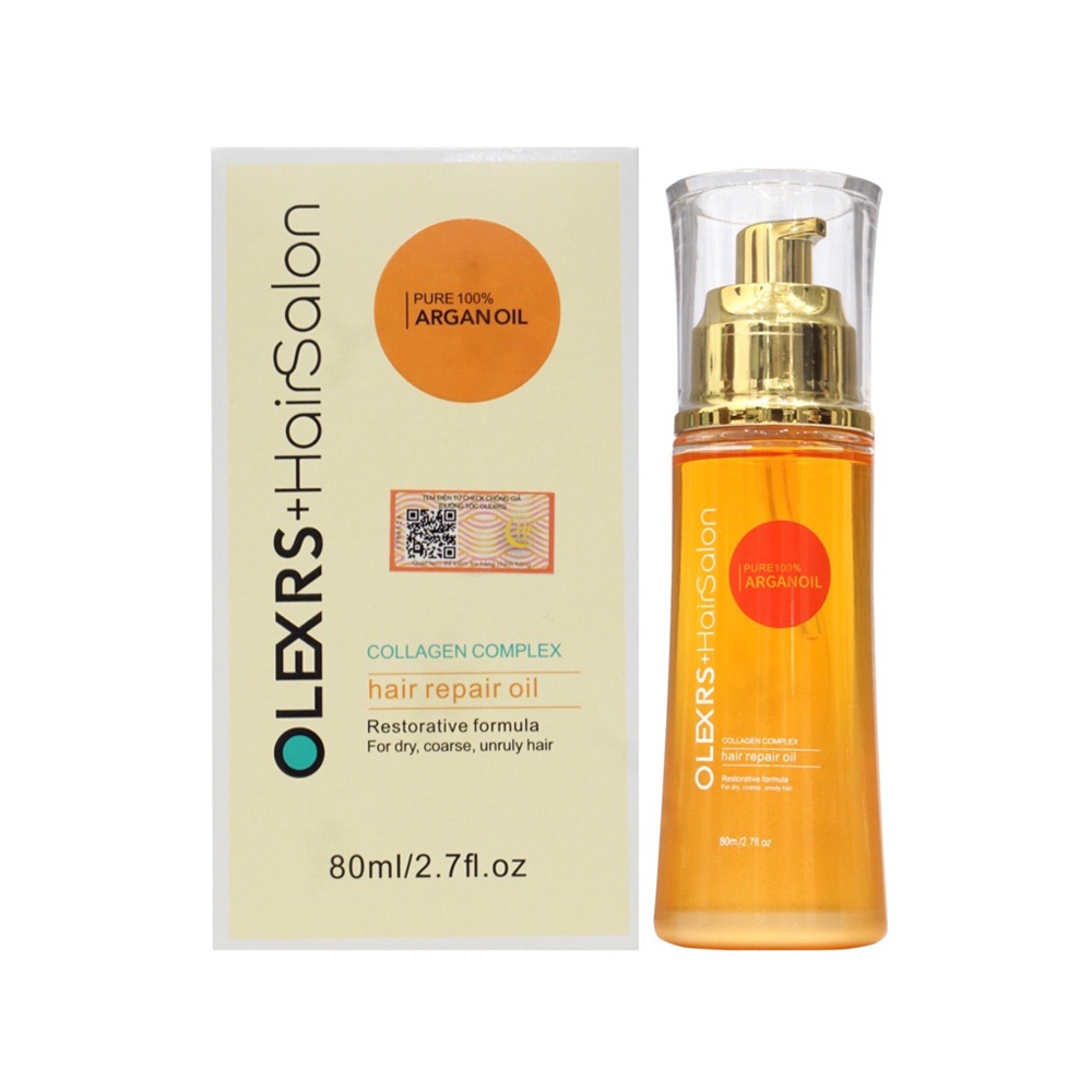 Tinh Dầu Olexrs Hair Salon 80ml | Phục Hồi, Dưỡng Tóc Siêu Mềm Mượt