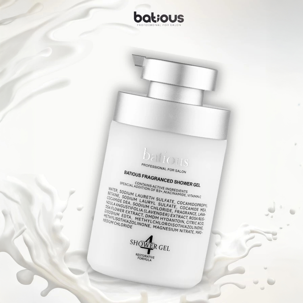 Sữa Tắm Batious Giúp Trắng Da, Cấp Ẩm, Hương Nước Hoa 500ml
