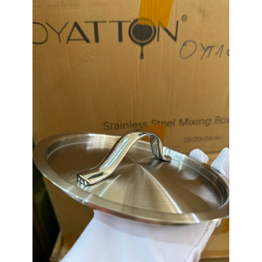 Nắp Đậy Inox Liền Khối Vung Inox Oyatton Không Đinh Tán