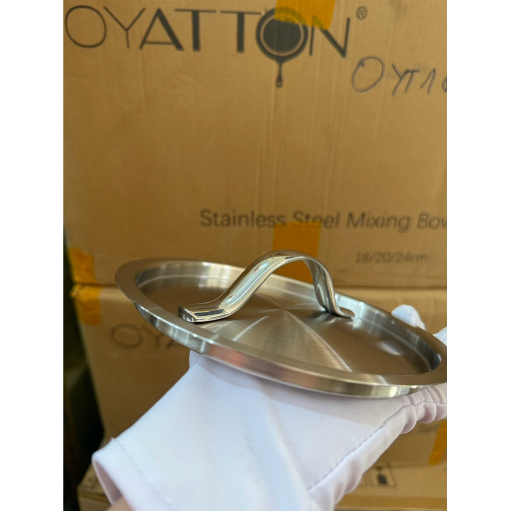 Nắp Đậy Inox Liền Khối Vung Inox Oyatton Không Đinh Tán