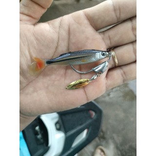 lưỡi mồi mềm 4cm 5cm chì đúc và chì đồng chì đồng 5gam 9gam chì đúc 6gam 10gam