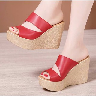 DÉP XUỒNG DA XỊN KHOÉT HÔNG 10P DA MỀM SIÊU ÊM HRR22