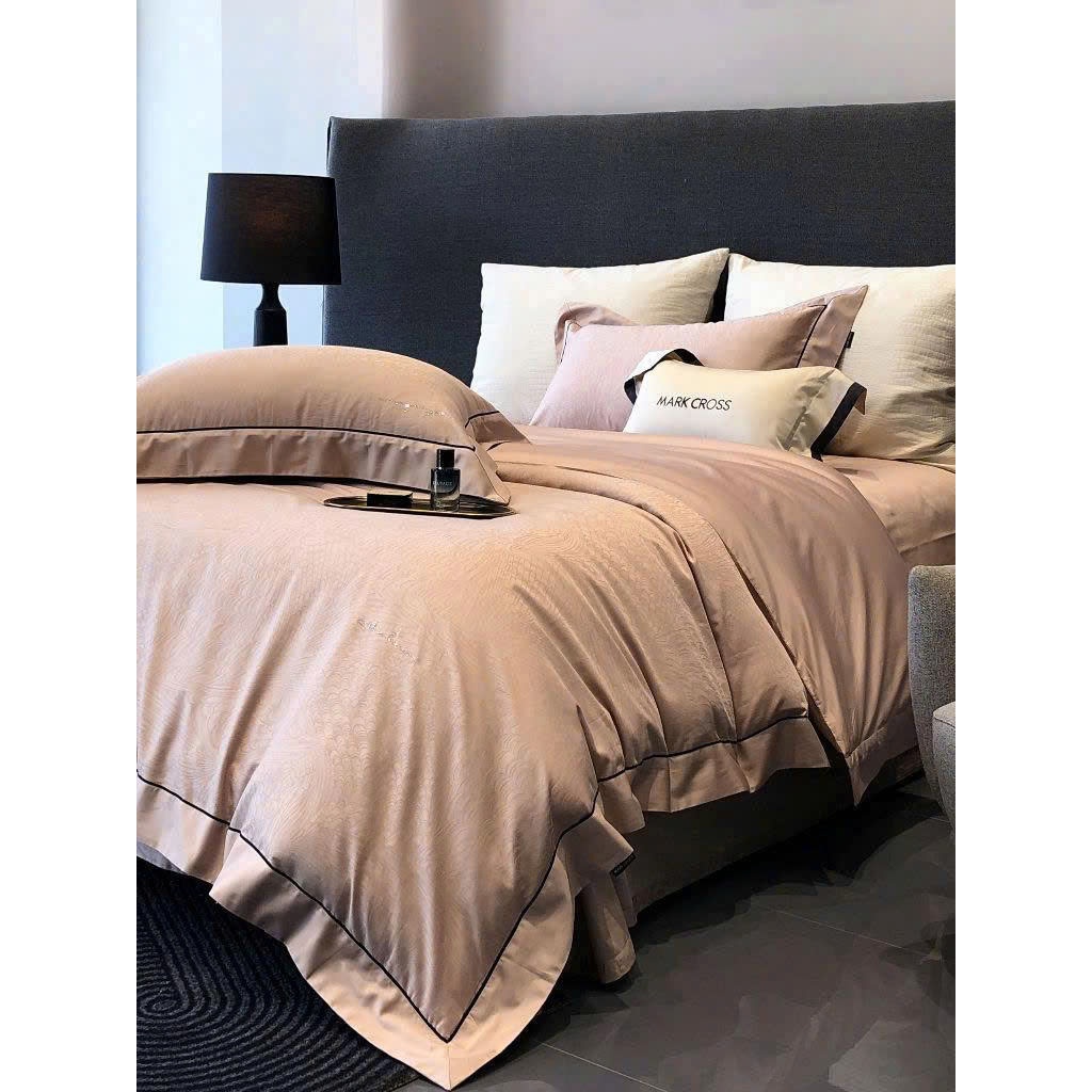 TỔNG HỢP 23 - Bộ chăn ga gối tencel hoa 80s cao cấp Markcross MemMinbedding sang trọng họa tiết màu sắc tinh tế