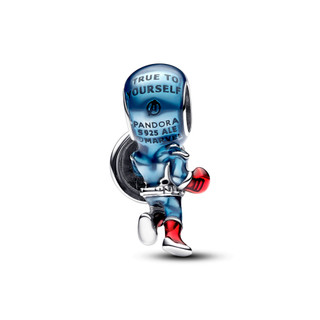 Charm Bạc Marvel x Pandora Hình Captain America