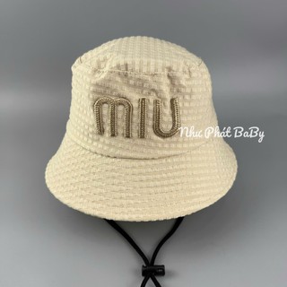 [ 2-5 TUỔI ] MŨ TAI BÈO THÊU MIU CHO TRẺ EM - NÓN VÀNH ĐI NẮNG CHO BÉ GÁI