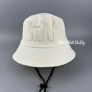 [ 2-5 TUỔI ] MŨ TAI BÈO THÊU MIU CHO TRẺ EM - NÓN VÀNH ĐI NẮNG CHO BÉ GÁI