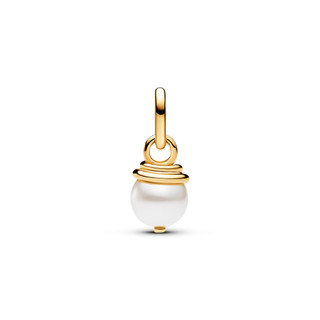 Charm Treo Pandora Mạ Vàng 14k Rắn Uốn Quanh Ngọc