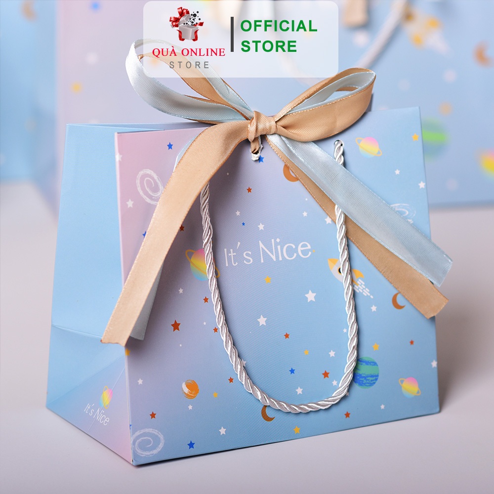 Túi Quà Tặng Bầu Trời Đầy Sao Tông Màu Tươi Sáng Đẹp, Phù Hợp Quà Tặng Cá Nhân, Sự Kiện Doanh Nghiệp