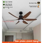 [ Hàng điện máy - lõi đồng ]Quạt Trần Đèn 6 Cánh DC65W, 6 Cấp Độ Gió, 3 Chế Độ Đèn, Điều Khiển Từ Xa — ảnh 1