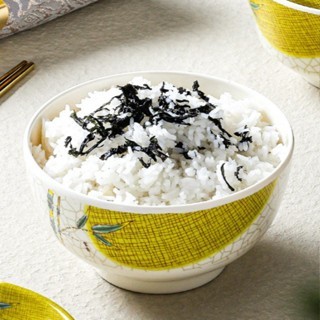 Bát Cơm Phíp ( Melamine A5 ) Hoa Văn Hình Lá Tre Dùng Cho Nhà Hàng Khách Sạn 1043