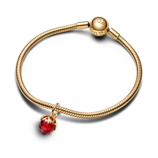 Charm Disney x Pandora Mạ Vàng 14K Quả Táo Độc