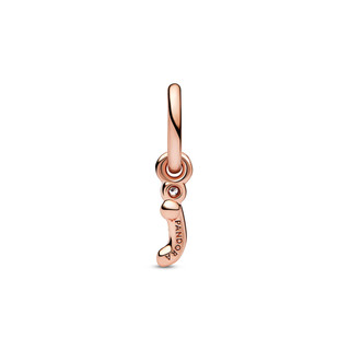 Charm Pandora Moments Mạ Vàng Hồng 14K Chữ I
