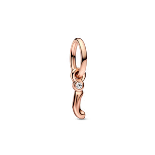 Charm Pandora Moments Mạ Vàng Hồng 14K Chữ I
