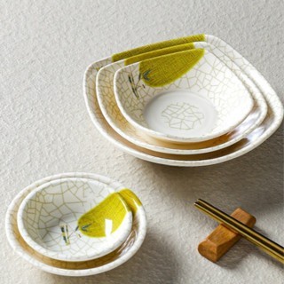 Bát Nước Chấm Phíp ( Melamine A5 ) Hoa Văn Hình Lá Tre Dùng Cho Nhà Hàng Khách Sạn 2.7