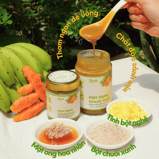 Mật Nghệ Chuối Xanh Lạc Yên Foods - Tinh Bột Nghệ Mật Ong Bột Chuối Xanh Giàu Tinh Bột Kháng