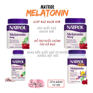 Thực phẩm bổ sung melatonin hỗ trợ ngủ ngon, ngủ sâu, cải thiện giấc ngủ
