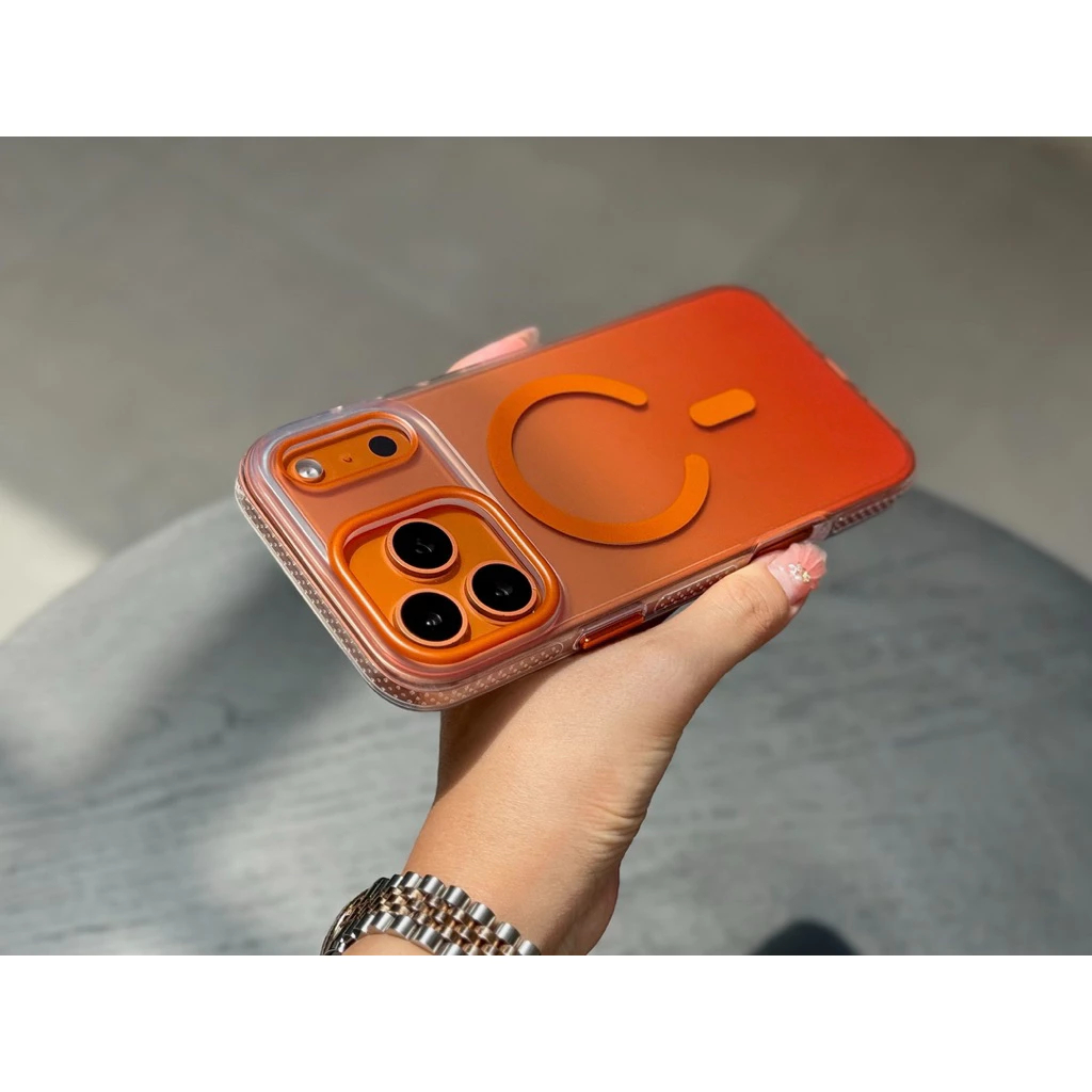 [ Chống Sốc ] Ốp Lưng Mutural Ombre Viền TPU Dẻo Chống Sốc Bảo Vệ Tích Hợp Sạc Từ Tính Chính Hãng cho iP 17 Series