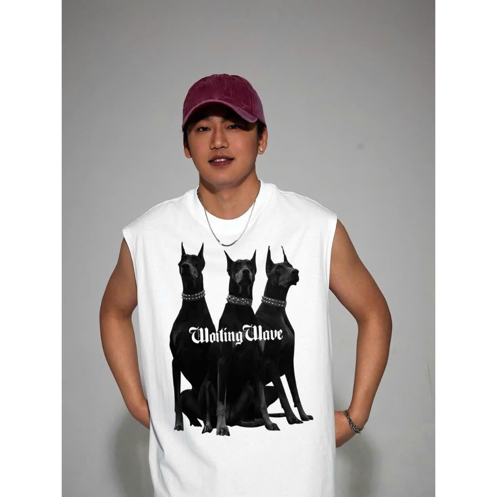 Áo thun Tanktop Cổ tròn WOITING WAVE Localbrand ICVCVNI Unisex Cotton