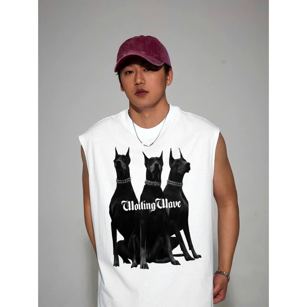 Áo thun Tanktop Cổ tròn WOITING WAVE Localbrand ICVCVNI Unisex Cotton
