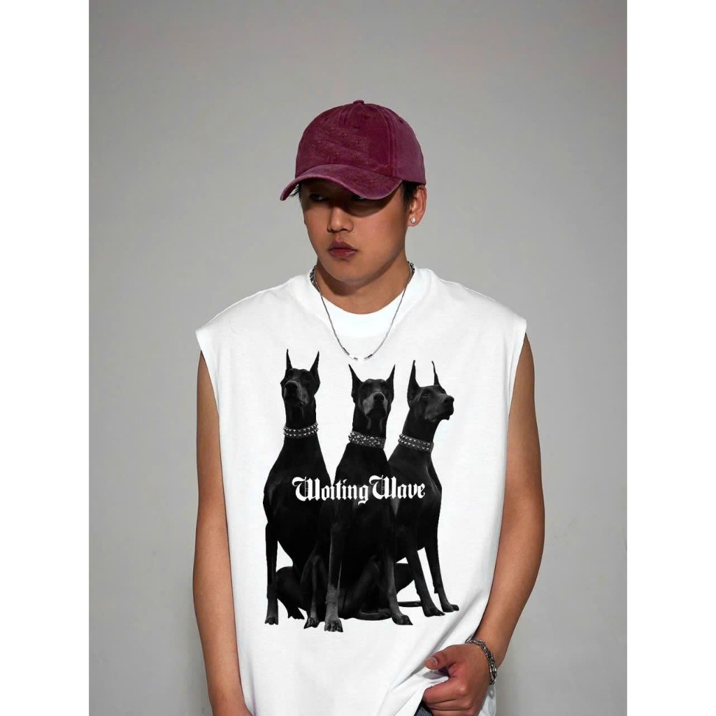 Áo thun Tanktop Cổ tròn WOITING WAVE Localbrand ICVCVNI Unisex Cotton
