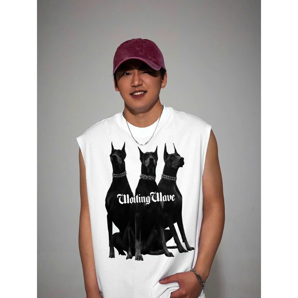 Áo thun Tanktop Cổ tròn WOITING WAVE Localbrand ICVCVNI Unisex Cotton