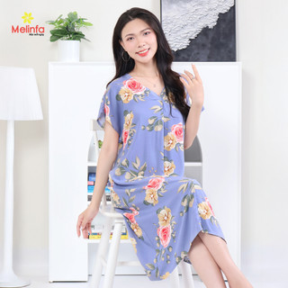 [XẢ KHO GIÁ SỐC]Váy đầm ngủ mặc nhà hàng ngày vải viscose lanh lụa thoáng mát mềm mại mã V0567