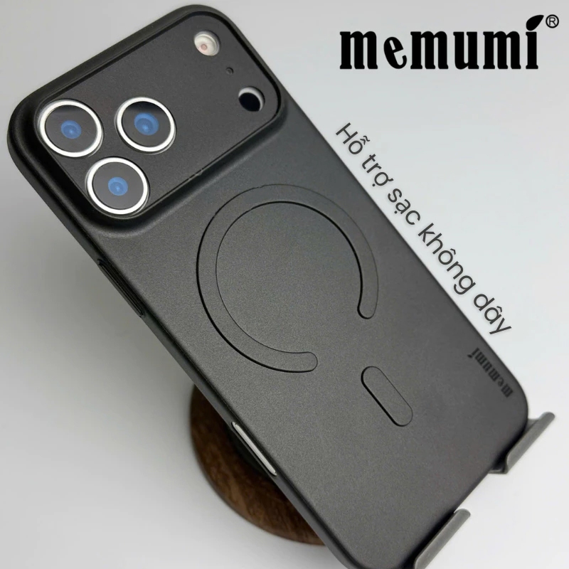 [ Siêu Mỏng ] Ốp Lưng Siêu Mỏng Nhẹ Memumi 0,33mm Tích Sạc Từ Tính Tiện Lợi cho iP 17 Series