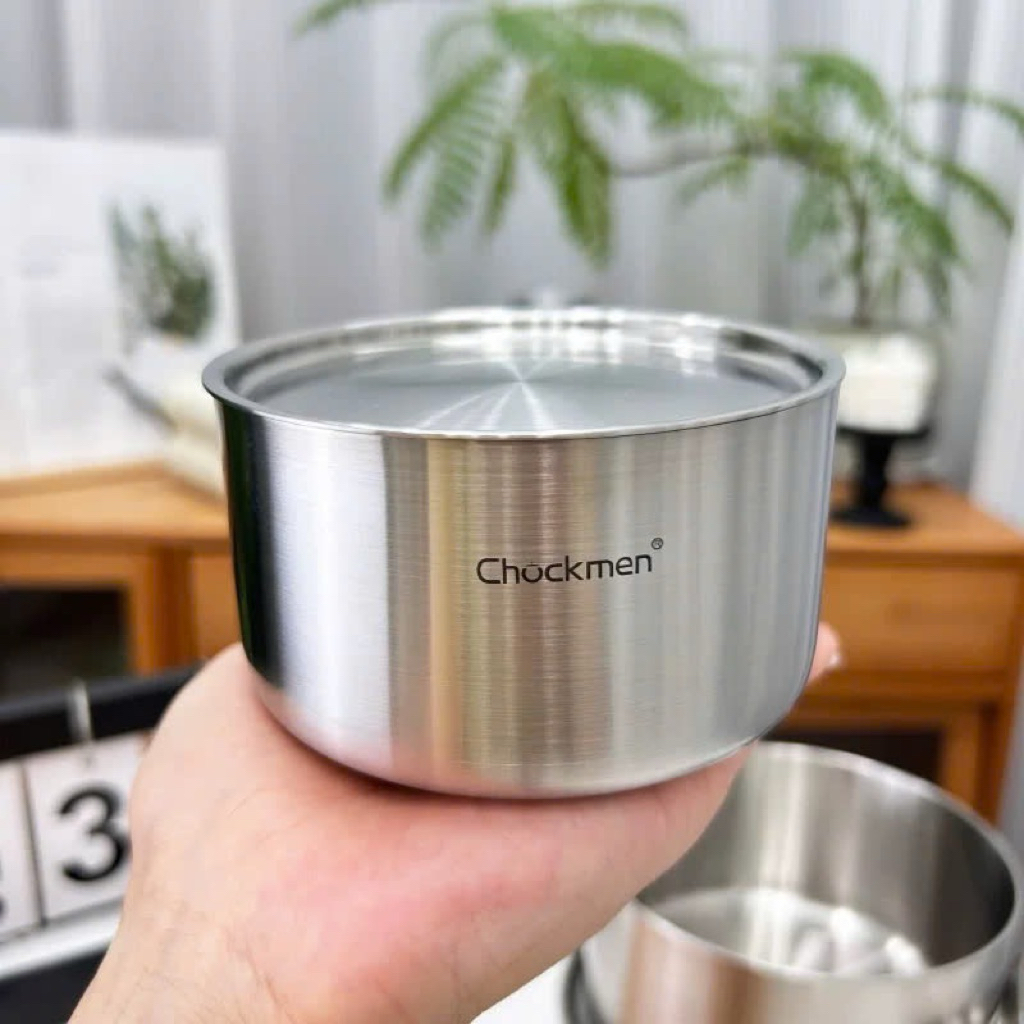 BỘ 3 ÂU NẮP INOX CHOCKMEN