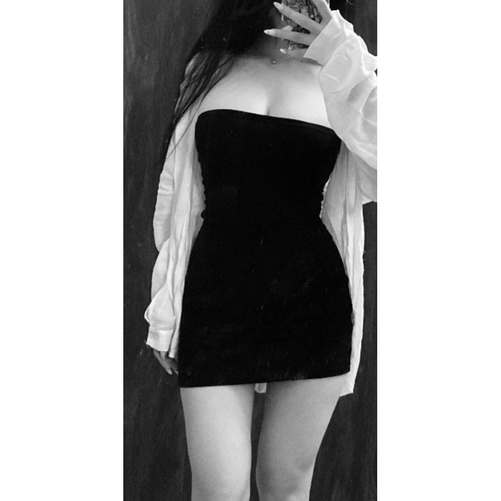 | LYN WEAR| Đầm body Tay Trễ Vai vải thun Rip Lụa Trung co dãn giữ form mềm mịn mát