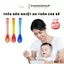 Thìa Silicon Báo Nóng, Muỗng Silicon loại tốt Mềm Cho Bé Ăn Dặm Giúp Bé Ăn Ngoan, Ngon Miệng
