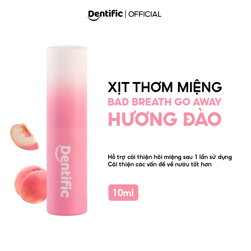 [GIFT] Xịt thơm miệng hương đào Breath Dentific Độ tươi lâu dễ mang ...