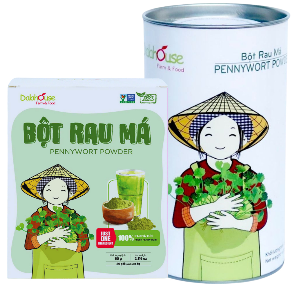 Bột rau má hữu cơ sấy lạnh Dalahouse 60gr/120gr | Shopee Việt Nam