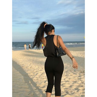 GIANG DONNA - KWAN TOP áo chất lụa dáng balo phối nhiều kiểu basic