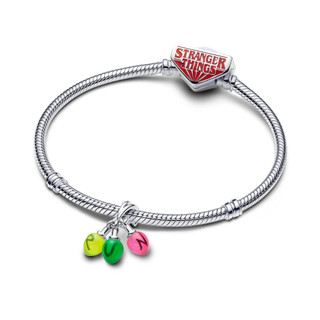 Charm Pandora Stranger Things Bóng Đèn Chữ RUN Phát Sáng Nhiều Màu