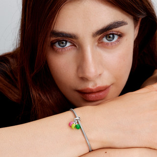 Charm Pandora Stranger Things Bóng Đèn Chữ RUN Phát Sáng Nhiều Màu