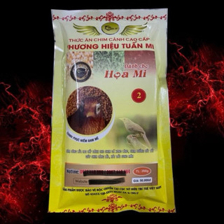 Cám Hoạ Mi công số 2 | Nâng cao lửa| Cám công mạnh| duy trì và giữ lửa (Tuấn Mi) gói 200g