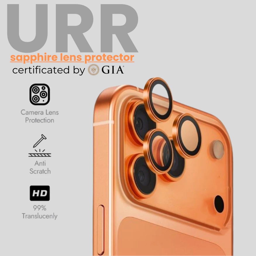 [ iP 17 ] Lens SAPPHIRE URR PVDSS Có Thể Dán tại Nhà cho iP 17/16/15/14 Series