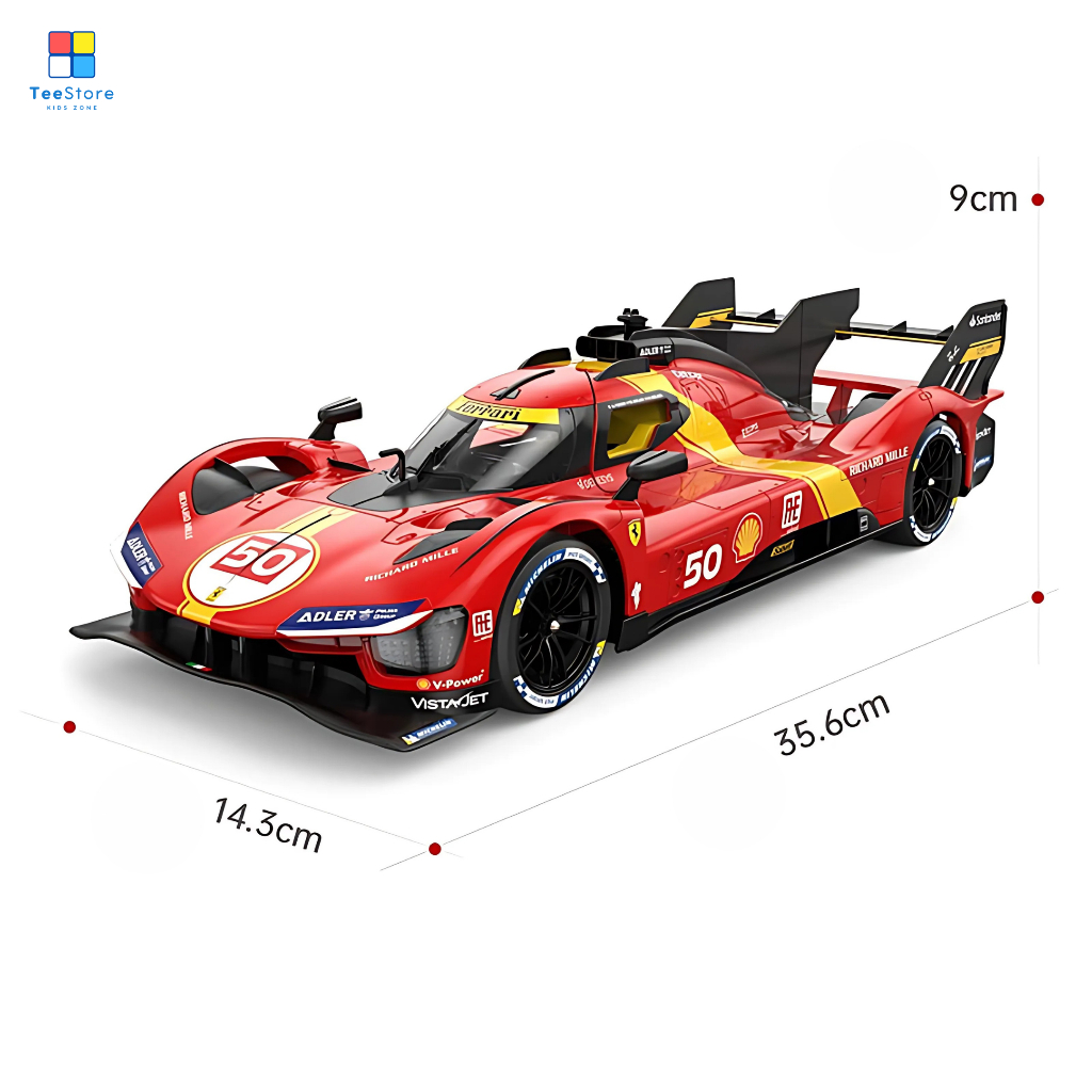 [Chính hãng] Xe Điều Khiển Từ Xa Ferrari 499P RASTAR 1:14 - Xe Đua RC Có Điều Tốc - Le Mans Edition