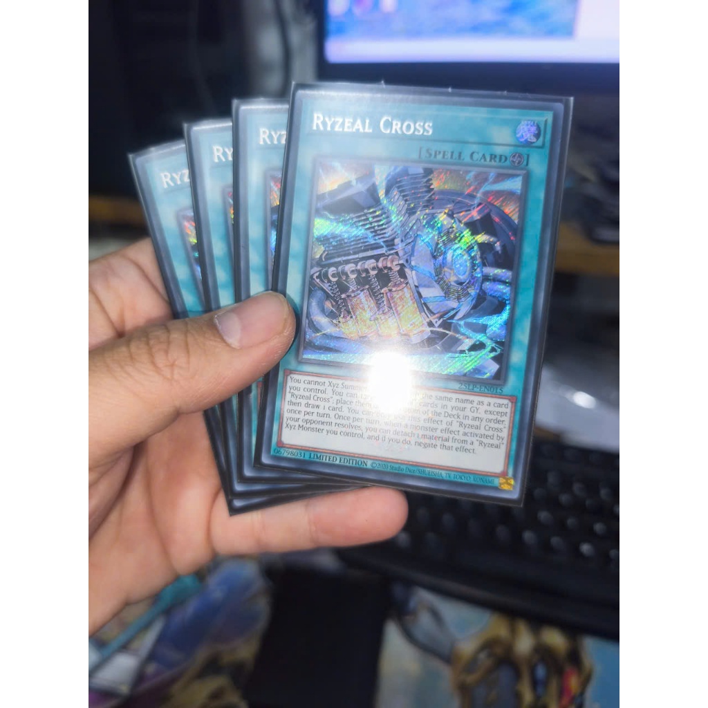 [Yugioh Funny Shop] 1 lá thẻ bài Ryzeal Cross - 25LP-EN015 - LOGO STAMP ...