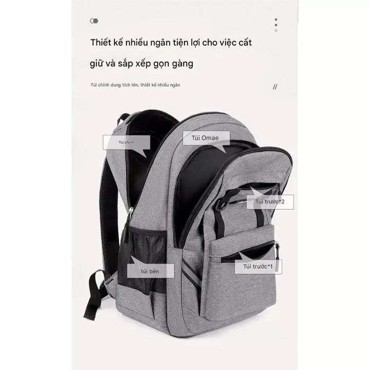 Unisex Backpack – Fits Laptop, for School – 6