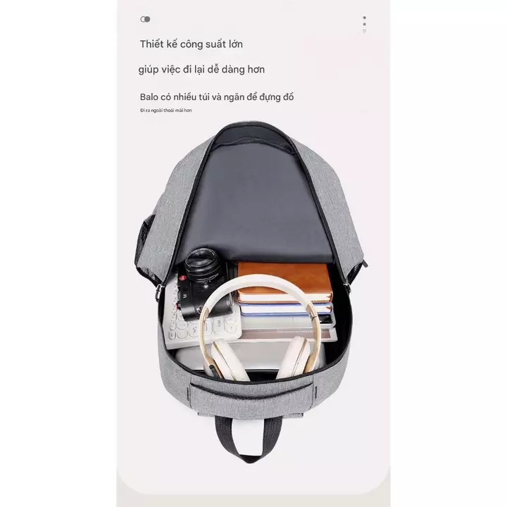 Unisex Backpack – Fits Laptop, for School – 7