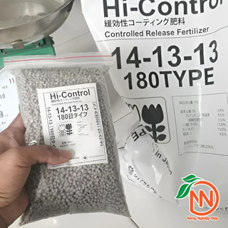 Phân Tan Chậm Chì Nhật Bản 14-13-13 Gói 500g - Bán Lẻ Từ Bao 10kg - Hi Control 180 Ngày