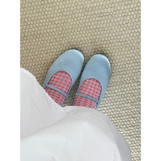 Giày Mule Flats Énnui Satin - Fullbox