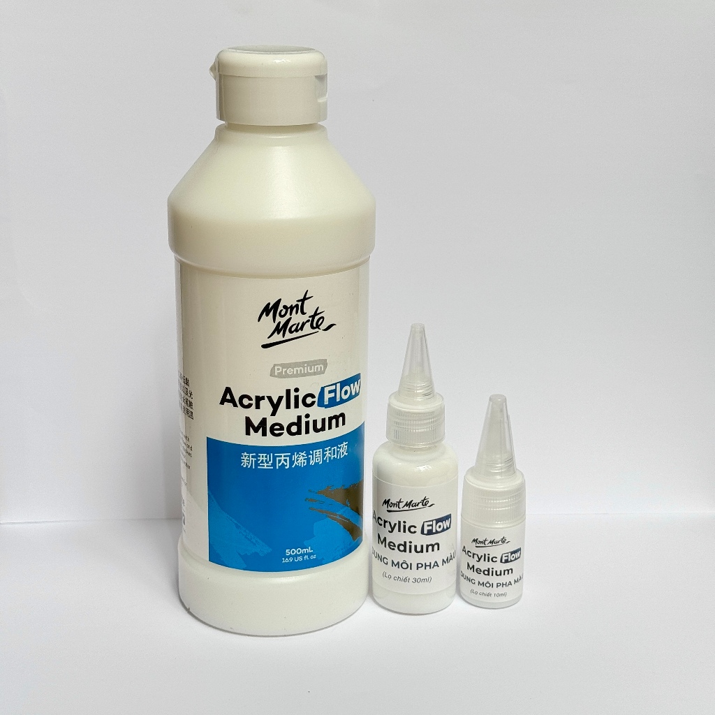 Dung Môi Pha Màu Acrylic Mont Marte COCI Dung Dịch Pha Loãng Sơn Bóng Chậm Khô Chống Đông 10ml