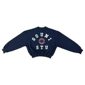 GOUNI® RED STAR SWEATER // NAVY