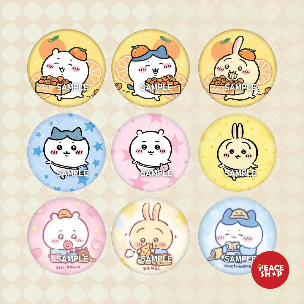 Huy hiệu Chiikawa Lấp Lánh Huy Hiệu Anime Manga Hachiware Usagi Momonga ...