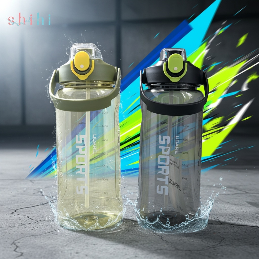 Bình Nước Thể Thao 1.5L Ucare Nhựa Cao Cấp BPA Free Nắp Bật Chống Rò Rỉ Bình Nước Gym Đi Học Du Lịch