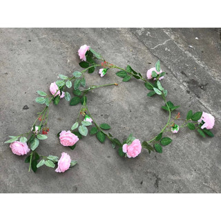 Dây hoa Hồng trà mao lương cao cấp 2m - Dây hoa trang trí