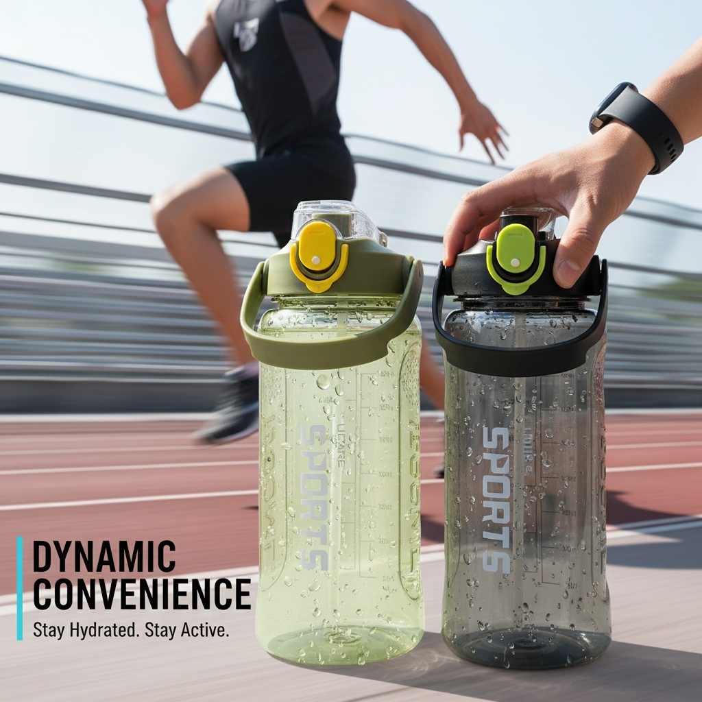 Bình Nước Thể Thao 1.5L Ucare Nhựa Cao Cấp BPA Free Nắp Bật Chống Rò Rỉ Bình Nước Gym Đi Học Du Lịch